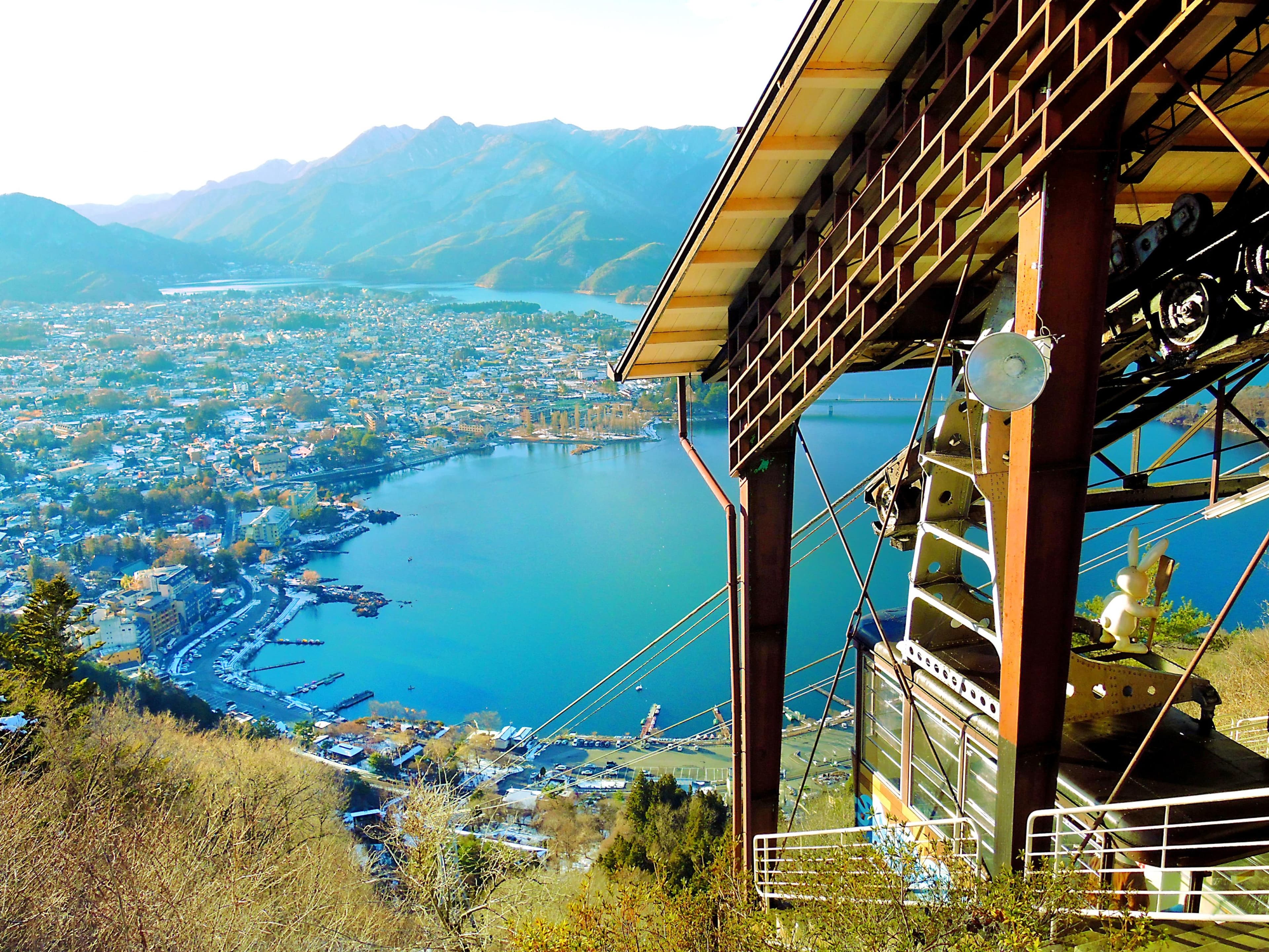 Panorama-Seilbahn am Berg Fuji