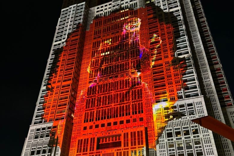 Tokyo Night & Light Projektionen